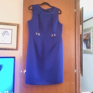 Tahari Royal Blue Dress